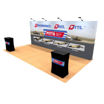 10ft X 20ft Tension Fabric Pop Up Display 20ft Trade Show Display Booth