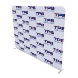 10ft Tension Fabric Step and Repeat Media Backdrop